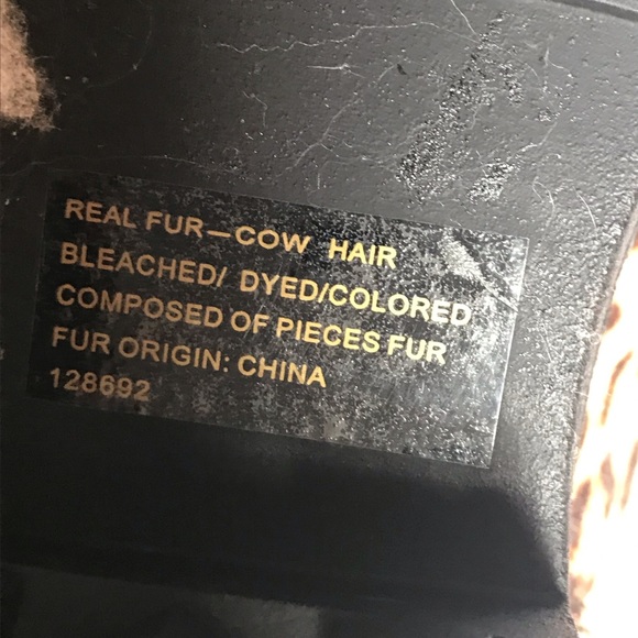 Aqua☀️Leopard print combat boots - Picture 9 of 11